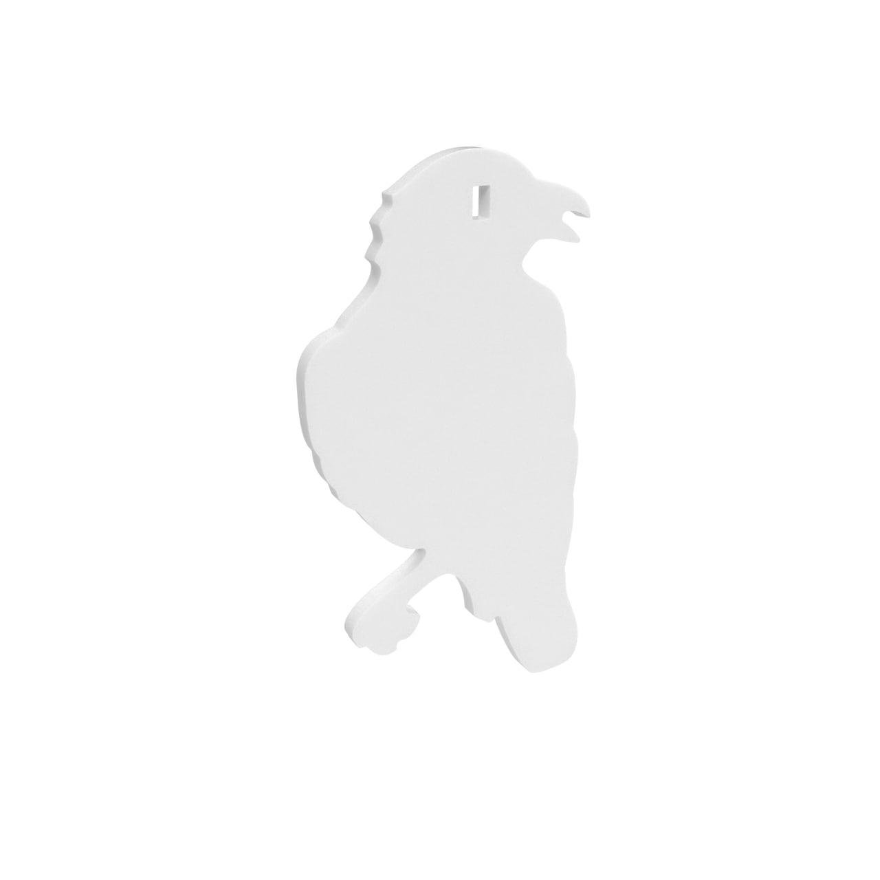Birchwood Casey BC-47715 AR500 12" Crow Target, 3/8" Steel, White Finish - Birchwood Casey
