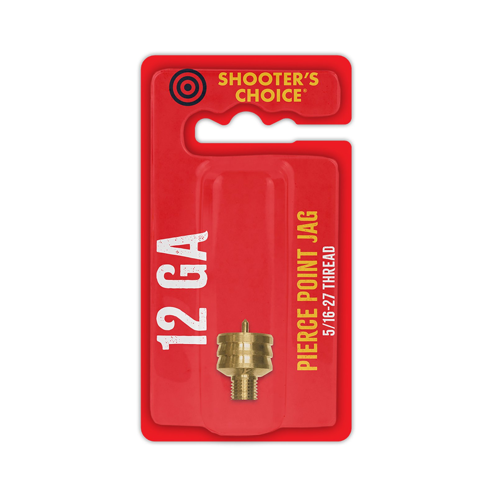 Shooters Choice Pierce Point Jag 12 Gauge Brass 8-32 Threads