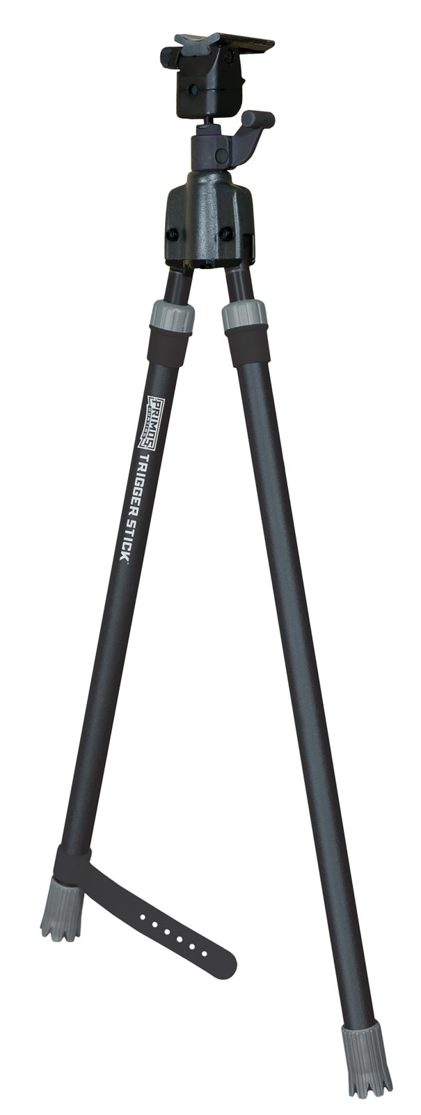 Primos 65826 Bipod Medium Steel Black Gray QD Sling Swivel Stud