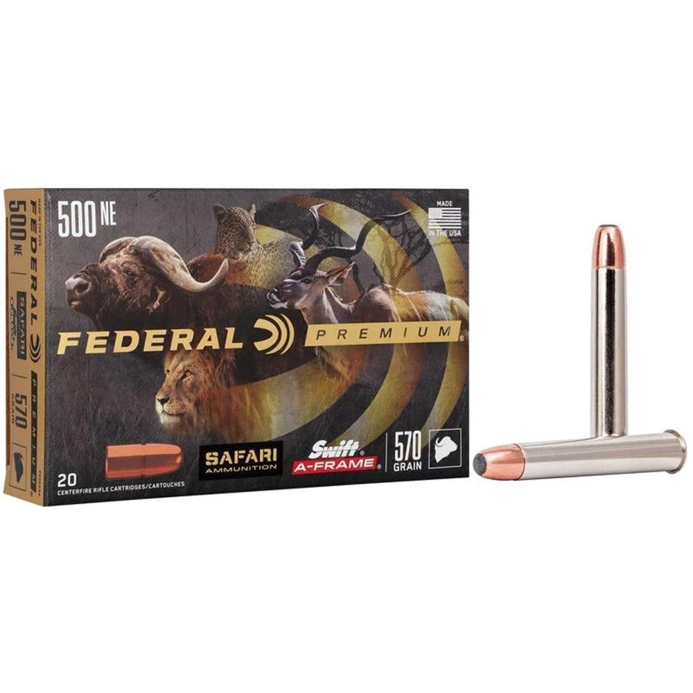 Federal .500 Nitro Express Ammunition 20 Rounds A-Frame 570 Grains