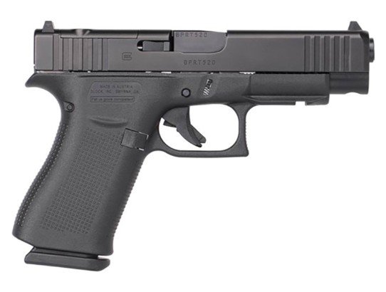 Glock PA4850203FRMOS G48 9mm 4.01" Gas Nitride Semi-Auto Pistol