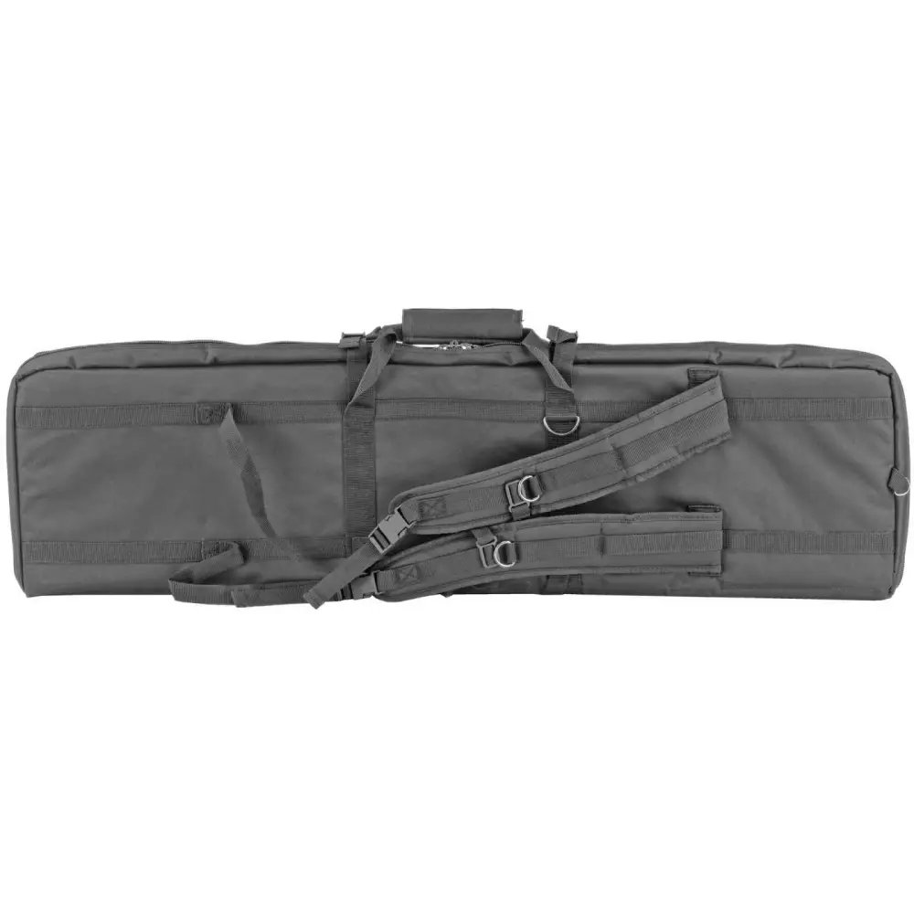 Bulldog Cases 43" Double Tactical Cs 3 Large Access Pockets Black - Bulldog - BLACK