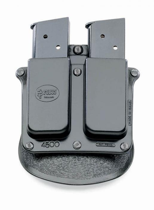 Fobus 4500NDP Tactical Paddle Double Mag Pouch Single Stack .45 ACP