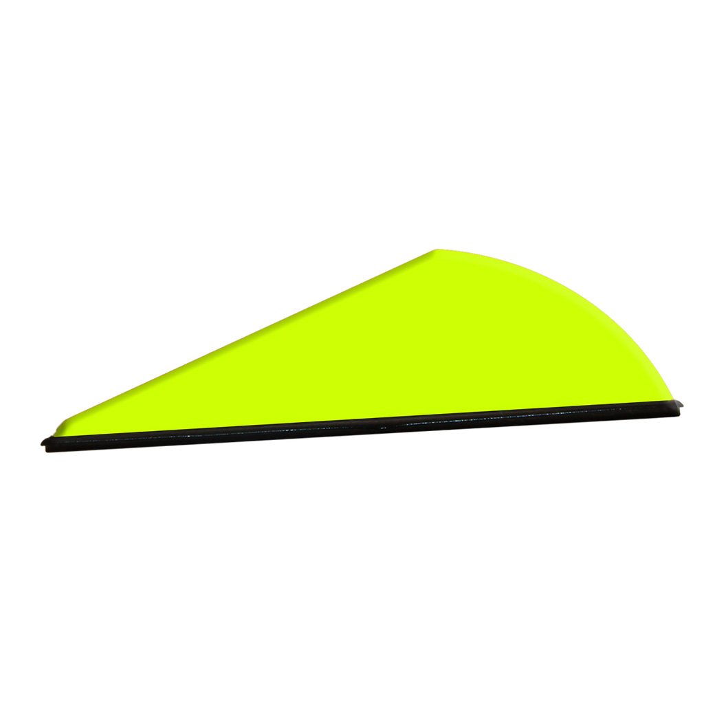 Buy Q2i Rapt-X Neon Yellow Vanes 2 In High-Profile 100-Pack online