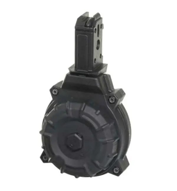 ProMag DRM-A22 CZ Scorpion EVO 9mm 50-Round Drum Magazine - Durable Black Polymer Construction, USA Made - ProMag Industries - 9MM