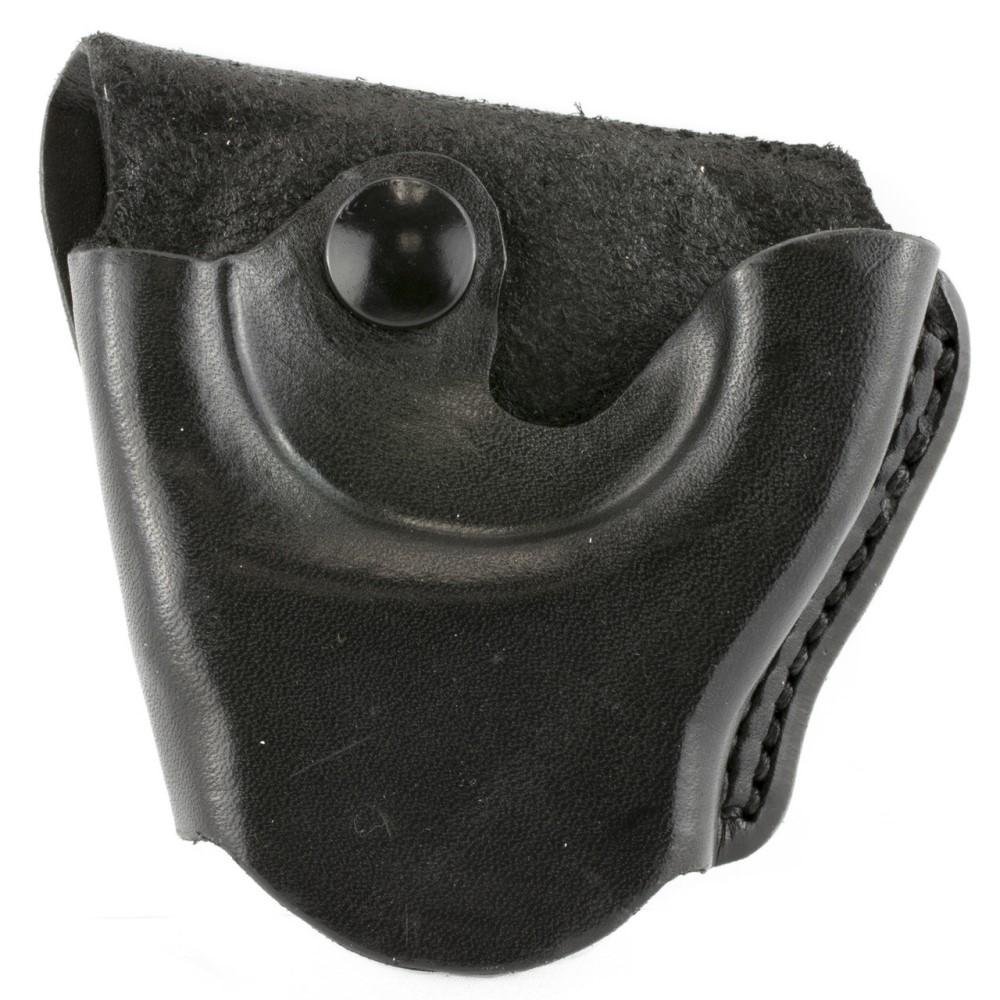 DeSantis A04BJG1Z0 Cuff Case S&W 100 Black Leather Ambi Snap Belt