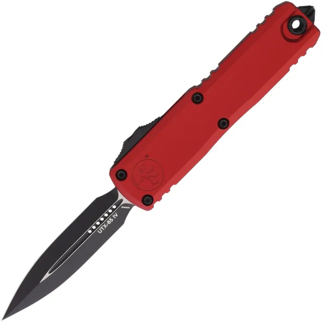 Microtech UTX-85 G4 3.1 In DE STD Black Red ALU Handle