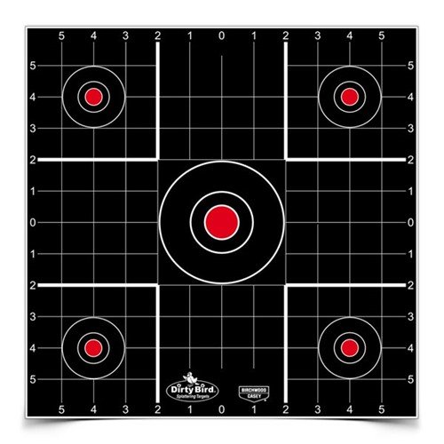 Birchwood CASEY DIRTY BIRD 12" SIGHT-IN TARGET 100 SHEET PACK