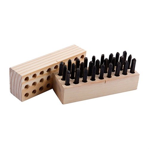 YOUNG BROTHERS STAMP WORKS INC 1/16" LETTER STAMP SET - YOUNG BROTHERS STAMP WORKS INC