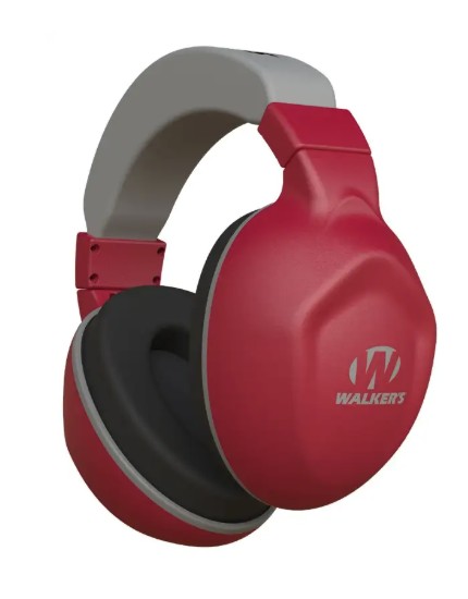 Walkers GWP-YM2-CR Youth Passive Muff Crimson Red