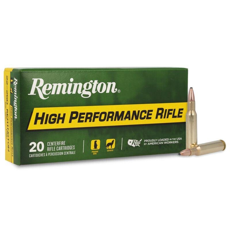 Remington 21311 22-250 Remington 55 Grain Pointed Soft Point 20 Rounds