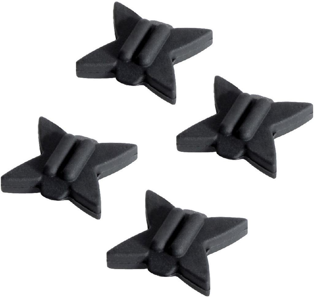 TRUGLO TG830B Tru-Block String Silencers 4-Pack Black Weather-Resistant