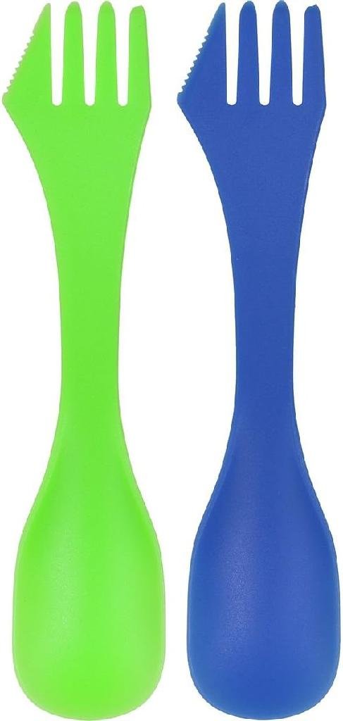 Caddis Alpine Mountain Gear Spork 2-Pack Blue & Green