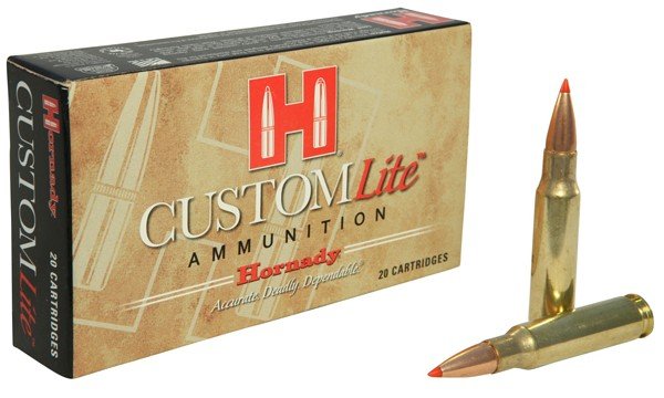 Hornady 80866 Custom Lite 308Win 125gr Super Shock Tip 20 Per Box/10 Case