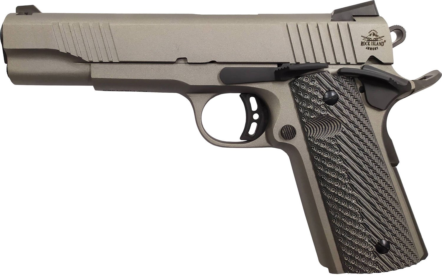 Rock Island 56419 Standard FS *CA Compliant 45 ACP Caliber with 5"... - Rock Island Armory - 45 ACP