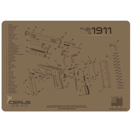 CERUS GEAR 1911 SCHEMATIC COYOTE