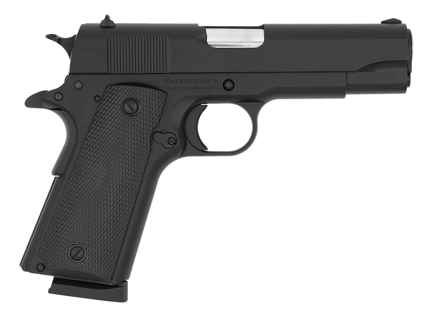 Tisas 1911 A1 Tanker .45 ACP 4.25" Black Cerakote 8 Round Magazine