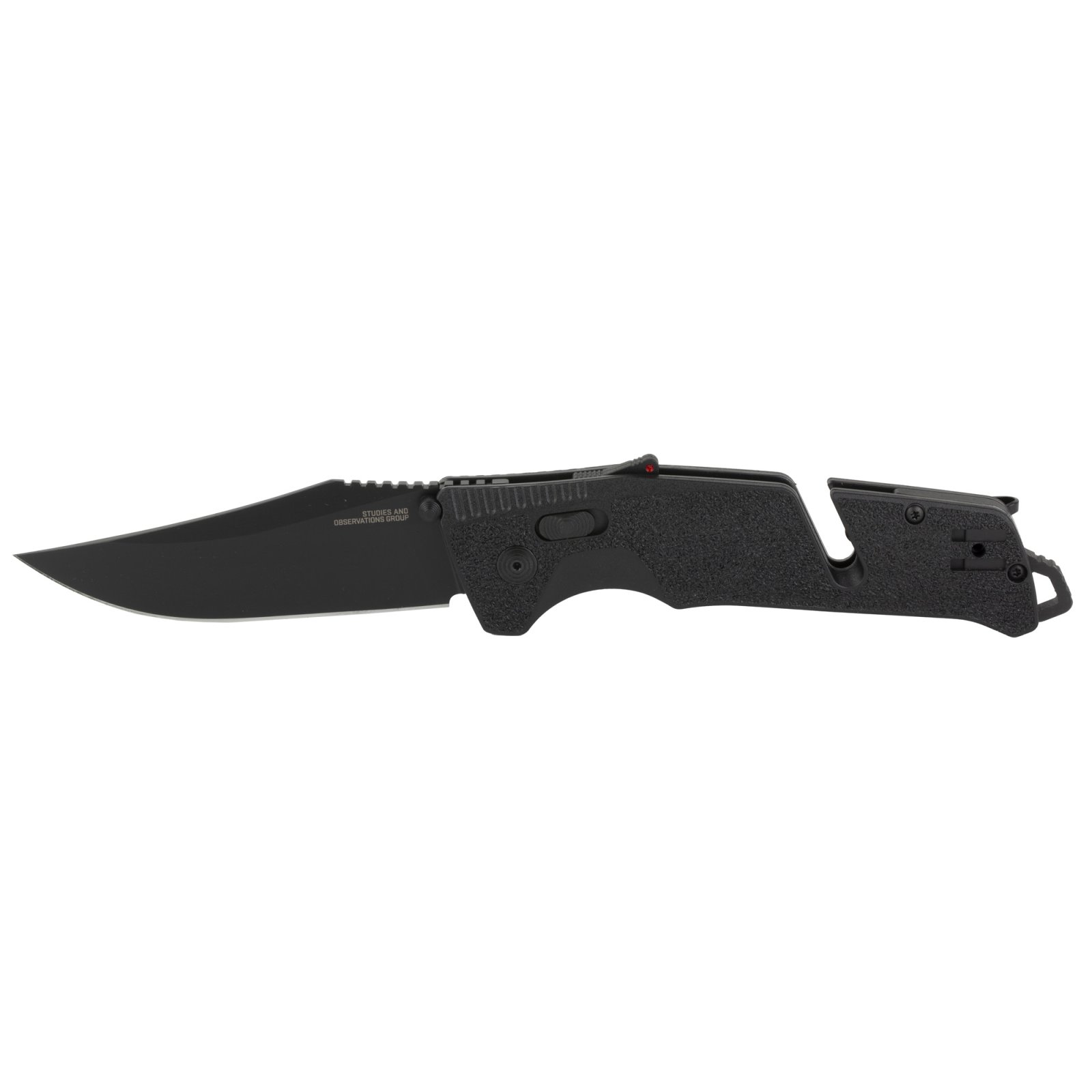 SOG 11-12-05-41 Trident AT Blackout 3.7" Assisted Open Folding Knife - SOG