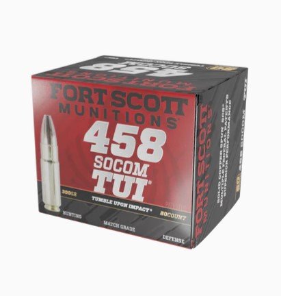 Buy Fort Scott 458-300-SCV2 Rifle Ammo 458 SOCOM 300gr TUI 20rd Copper online