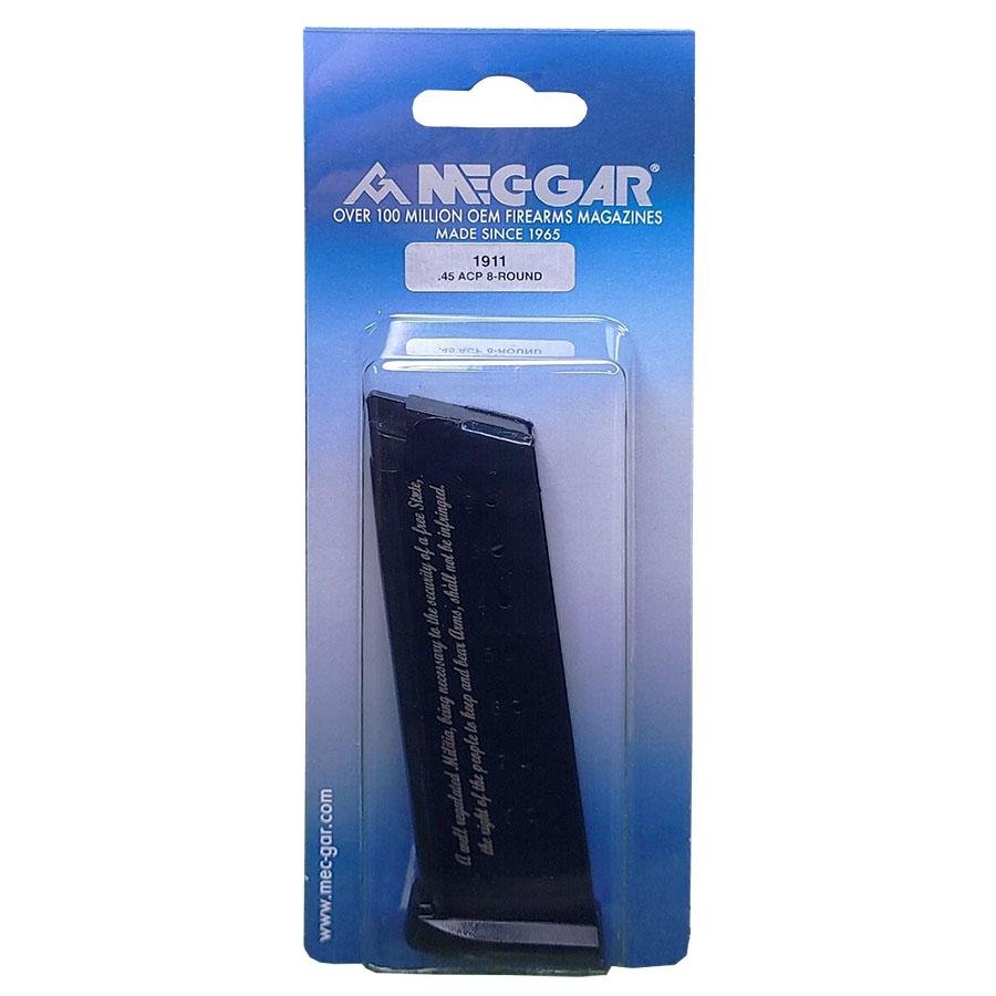 Mec-Gar 1911 Magazine .45 ACP 2nd Amendment Engraved Blued Steel 8/rd - Mec-Gar USA - .45 ACP