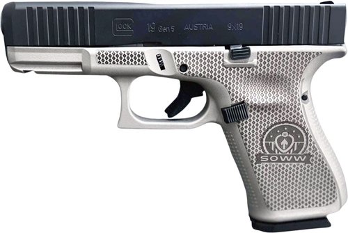 Glock UA4556203MOSSO4 9mm 17-Shot Titanium Cerakote Frame