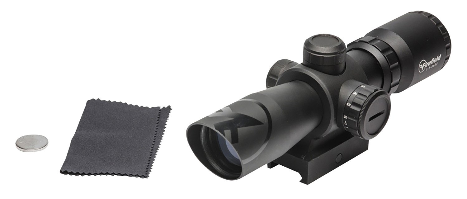 Firefield FF13061 Barrage 1.5-5x32mm Red/Green Mil-Dot Riflescope Black