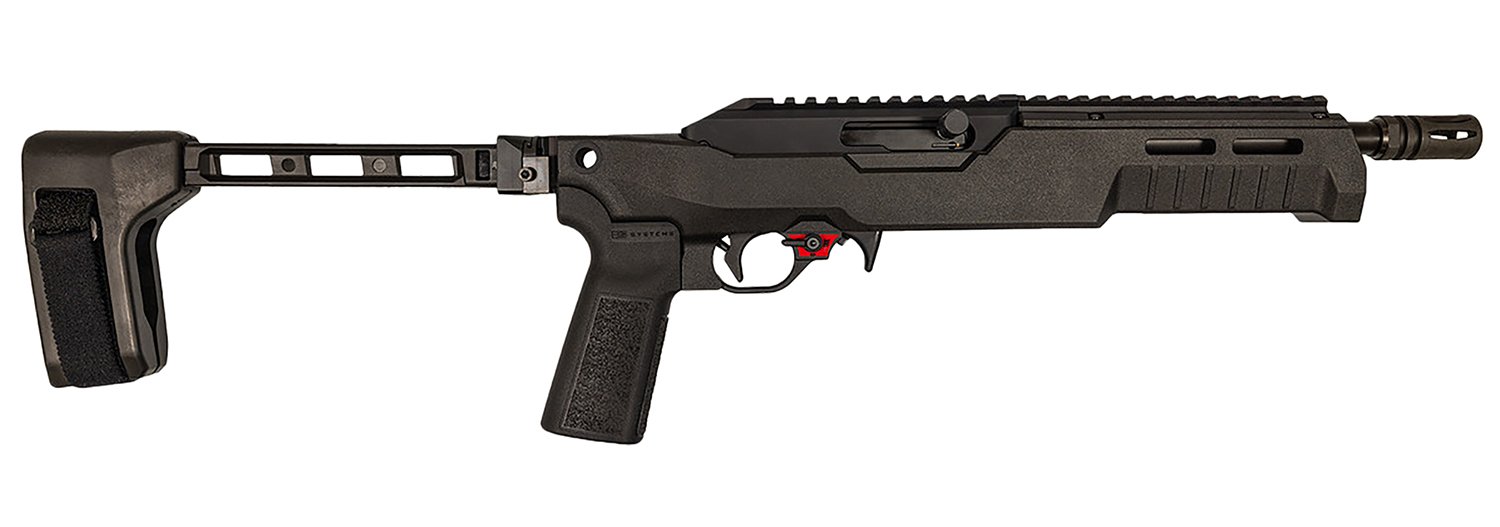 FosTech F22 02-30000-BLK .22LR Pistol 8" Barrel SB Chassis/Brace - Franklin Armory - 22LR