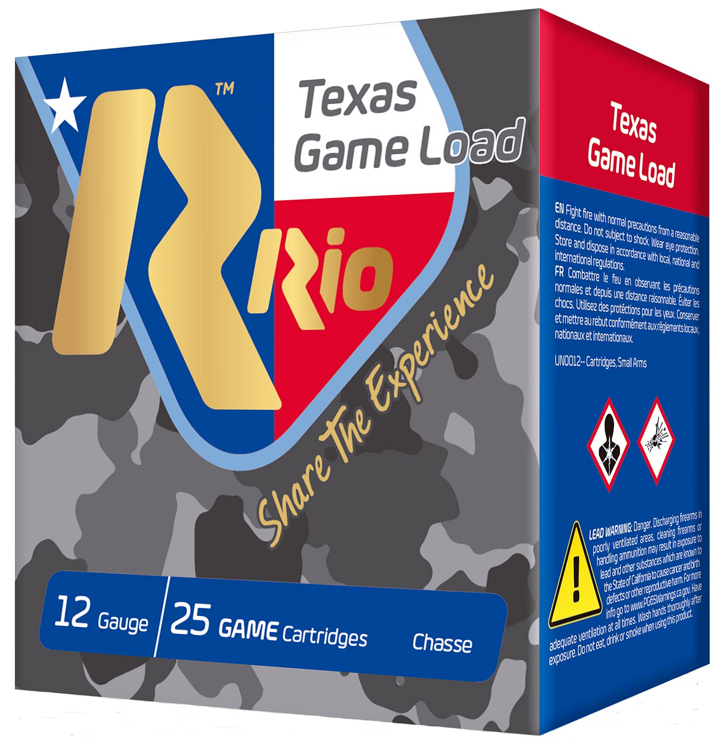 Rio Texas Game Load 36 HV Shotshells 12 ga 2-3/4 1-1/4oz 1340 fps #7.5 25/ct