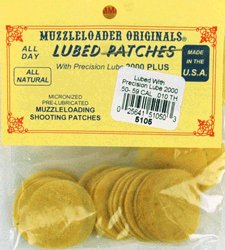 M-Loader Original Wonder Patch .50-.59 .010 100pk Cotton Patches