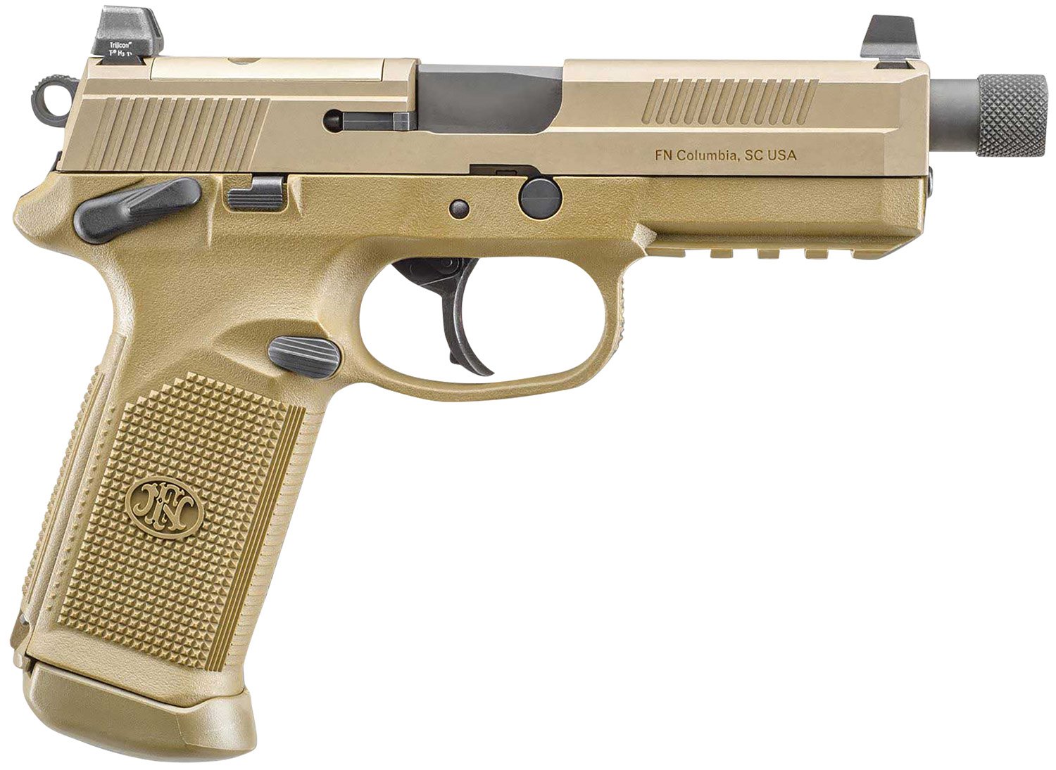 FN FNX-45 Tactical FDE .45 ACP Semi-Auto Handgun - FN America - DA/SA