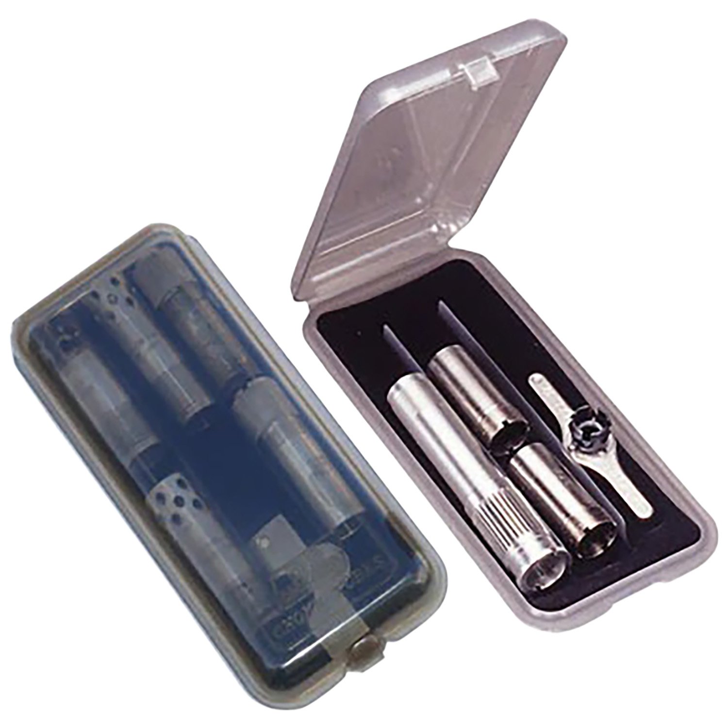 MTM Case-Gard 6" Choke Tube Box Smoke - Holds 6 Extended or 9 Regular Tubes - MTM Case-Gard - CHOKE TUBE CASE