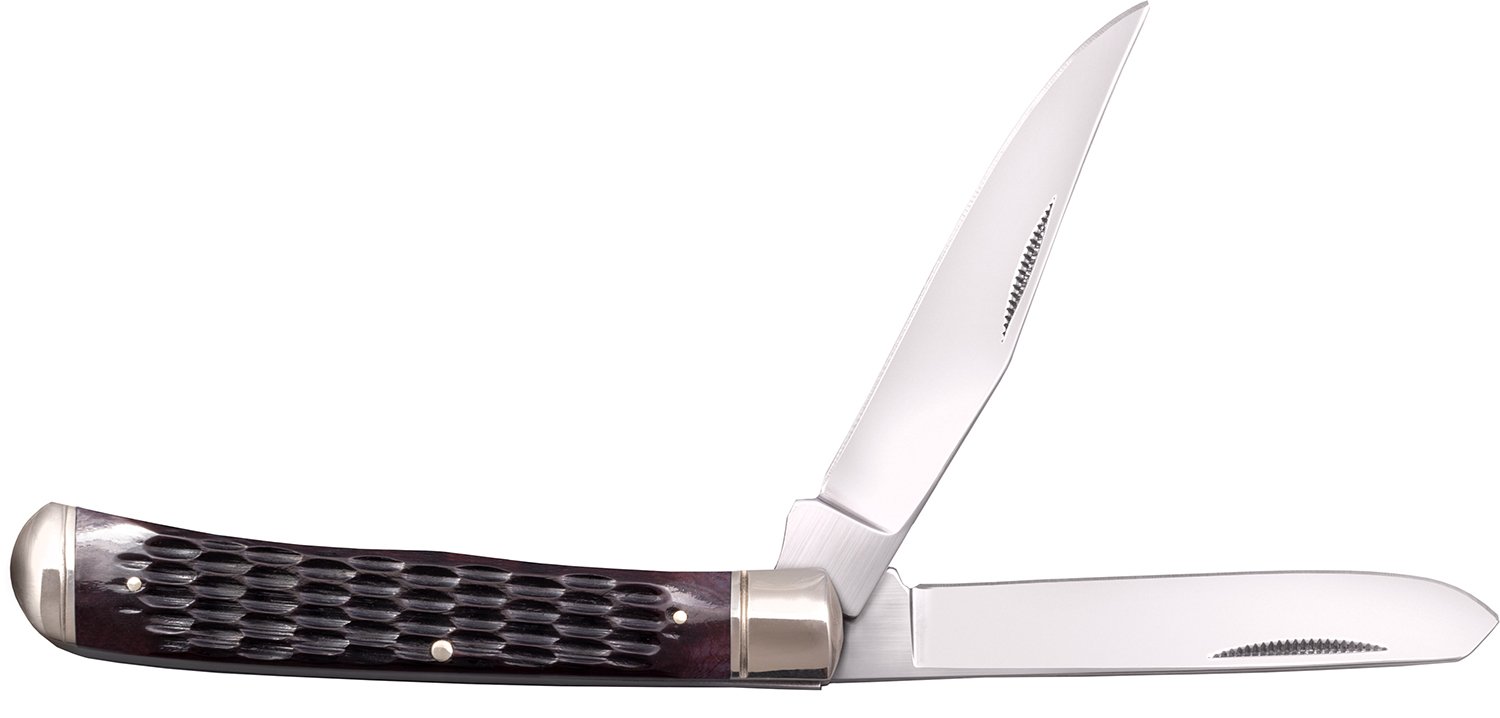 Buy Cold Steel CSFLTRPRJ Trapper 3" Folding Clip-Spey Plain 8Cr13MoV SS Bla... online