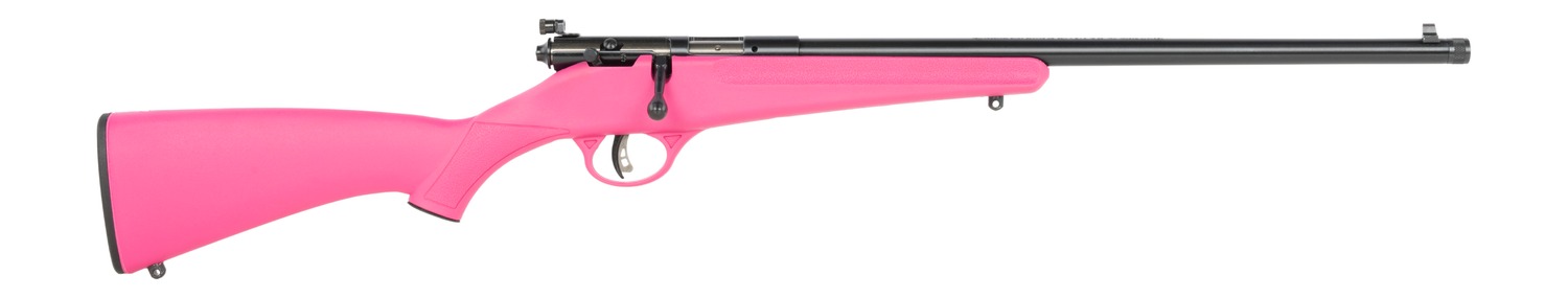 Savage Rascal Rifle 22 LR Pink Synthetic Threaded Barrel 1 rd.