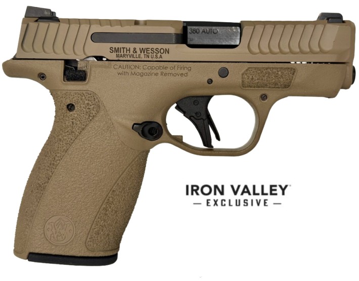 S&W 14817 .380 ACP M&P Bodyguard 2.0 380ACP 2.75" TS FDE 10&12rd IVS