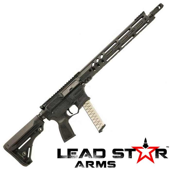 Barrage 9MM 16" Pistol 30RD Black 15" Handguard - Barrage