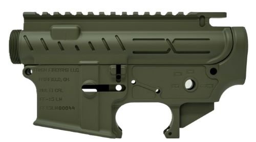 Faxon AR-15 X-Tra Lite Receiver Set OD Green