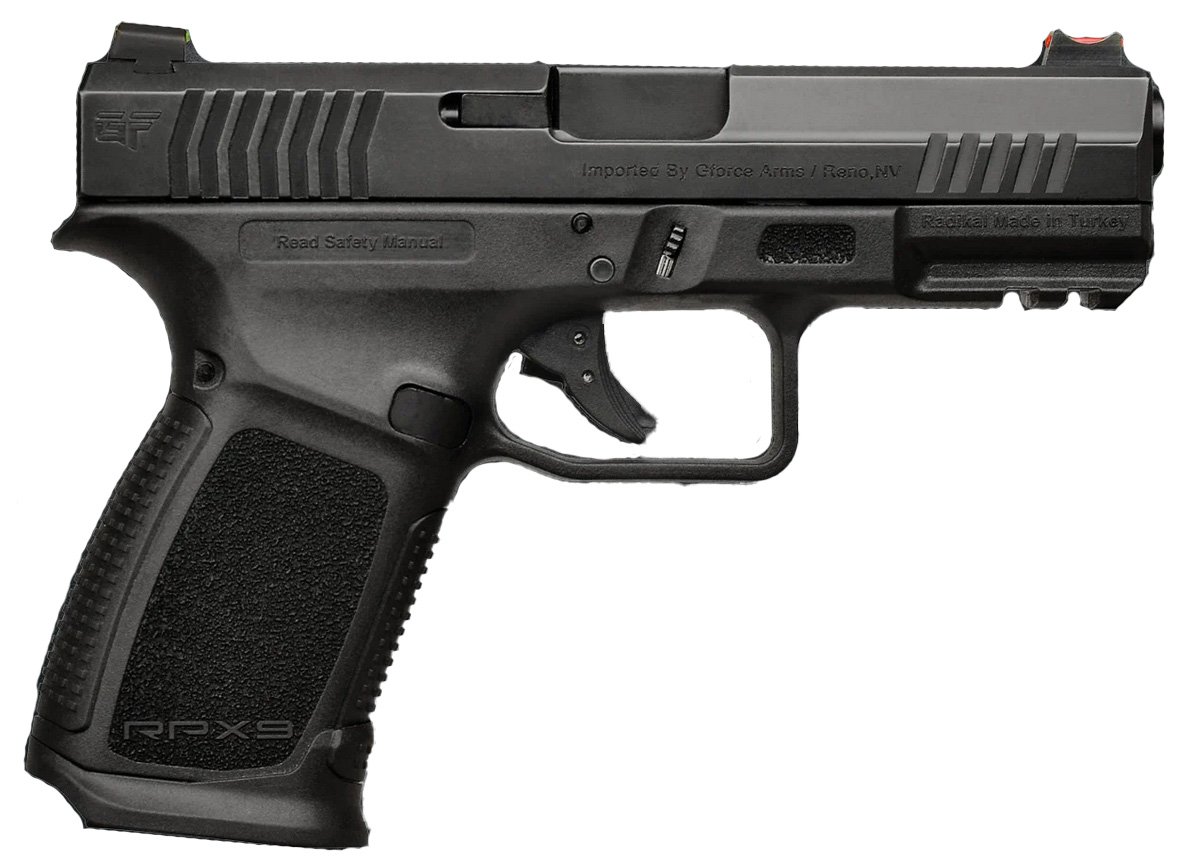 GFORCE RPX9 9MM 4" Barrel Pistol - GFA GFRPX9 High Performance