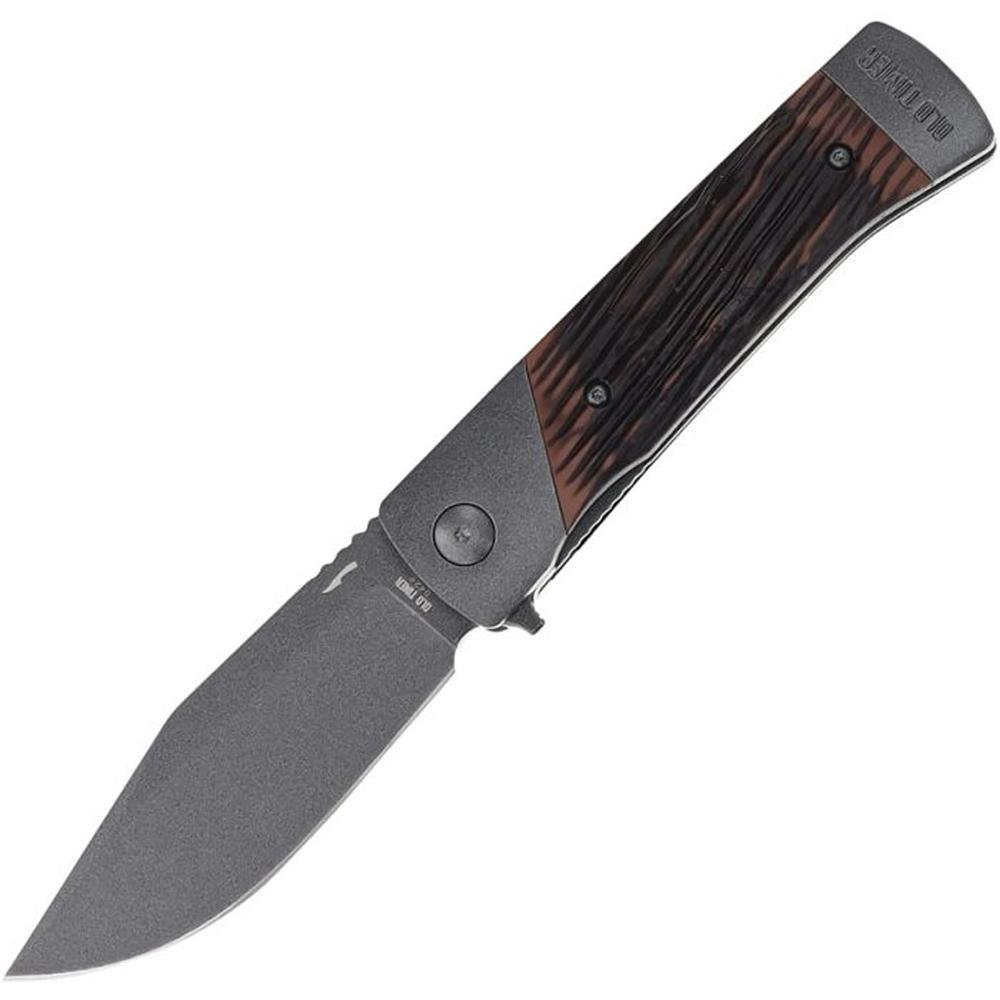 Old Timer 1203147 Knife Manual Folder 3.75" Luxewood Liner Lock - Battenfeld Technologies