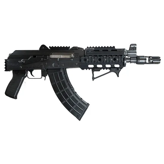 Zastava Arms USA ZP92762PATM ZPAP92 AK-47 Pistol, 7.62x39mm, 30-Round, 10-Inch Barrel, Night Brake, Quad Rail, Black Polymer Grip - Zastava Arms - 7.62 x 39mm for sale at TheGunDock