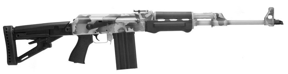 Zastava ZR77308CSW ZPAP M77 7.62x51mm 19.7" Snow Camo Rifle - Zastava Arms - 7.62 x 51mm | 308 Win