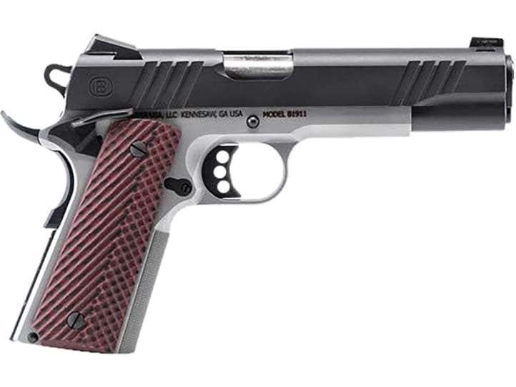 Bersa 1911 45AP 8+1 Night Sights Series 70 Black Melonite VZ Grips