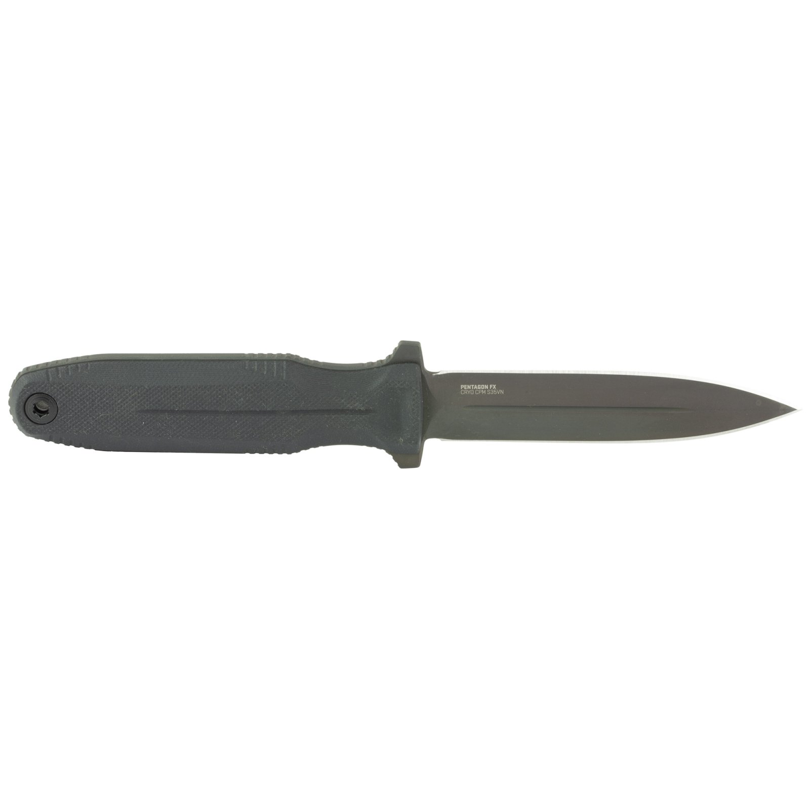 SOG Pentagon FX SOG17610157 4.77" Spear Point Black TiNi S35VN Blade