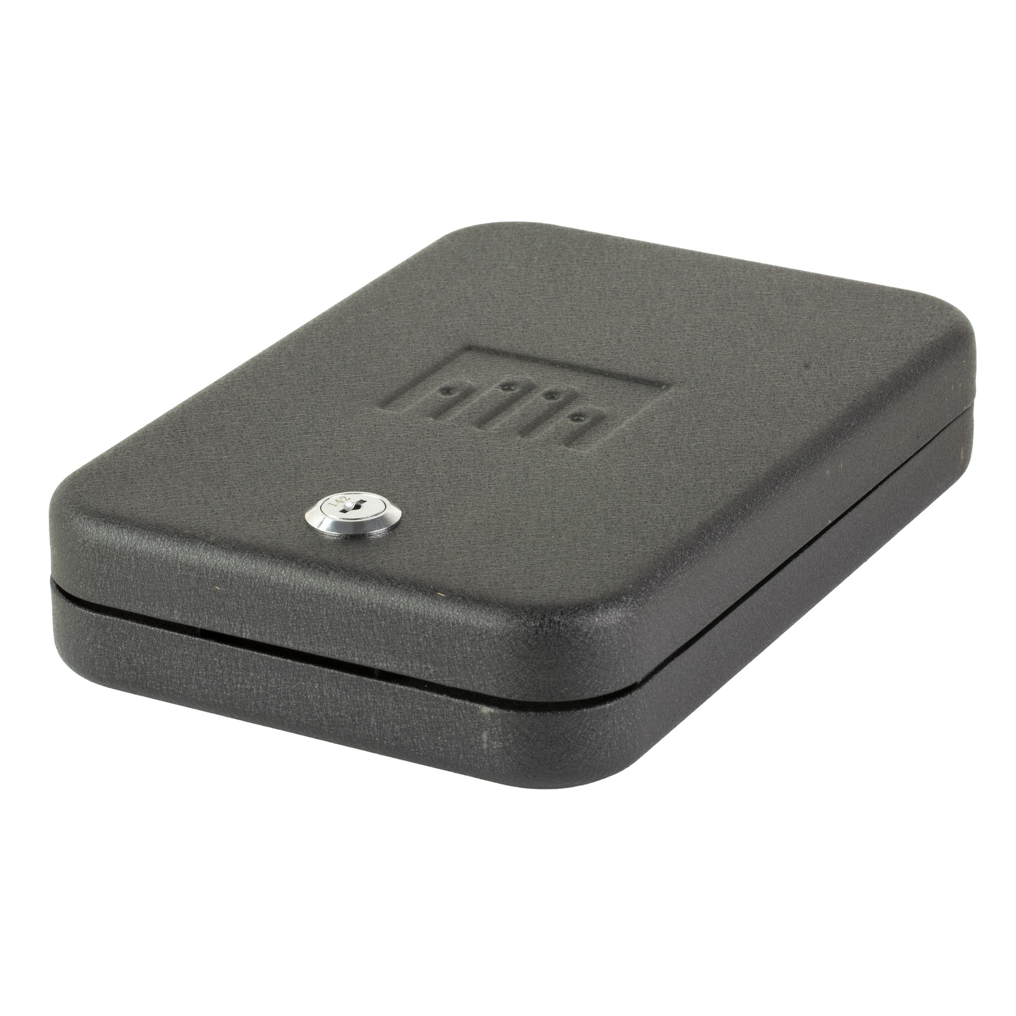 GunVault NV200 Nanovault Safe, 9.5"x6.5"x1.75", Black Key Lock, Cable