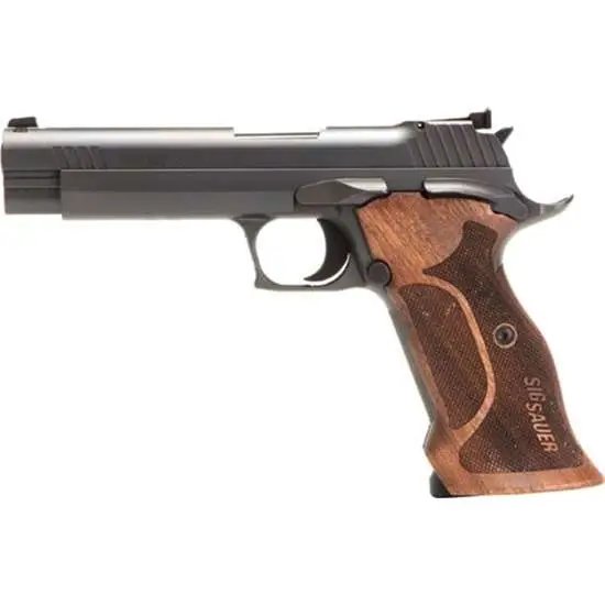 Sig Sauer P210 Target 9mm Pistol Black 5" Barrel Walnut Grip