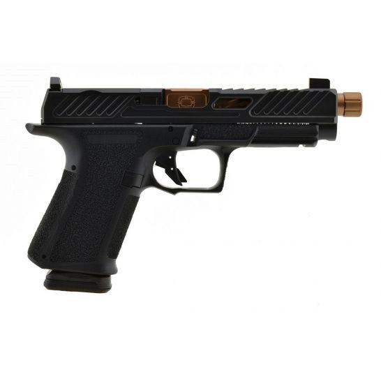 Shadow Systems MR920L Elite 9mm Luger Semi Auto Pistol 5" Barrel 15 Rounds Optic Cut Tritium Night Sights Polymer Frame Bronze/Black - Shadow Systems - 9mm