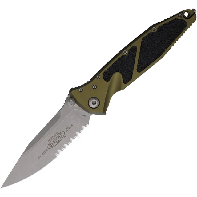 Microtech Socom Elite 3.98 In SE/PS/APOC OD Green ALU Handle