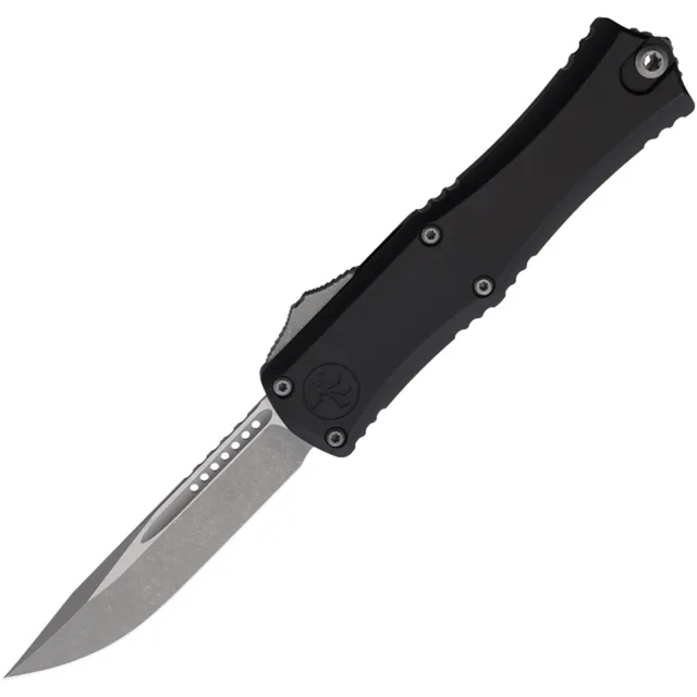 Microtech Hera II Mini 2.96 In SE Apocalyptic Black Aluminum Handle