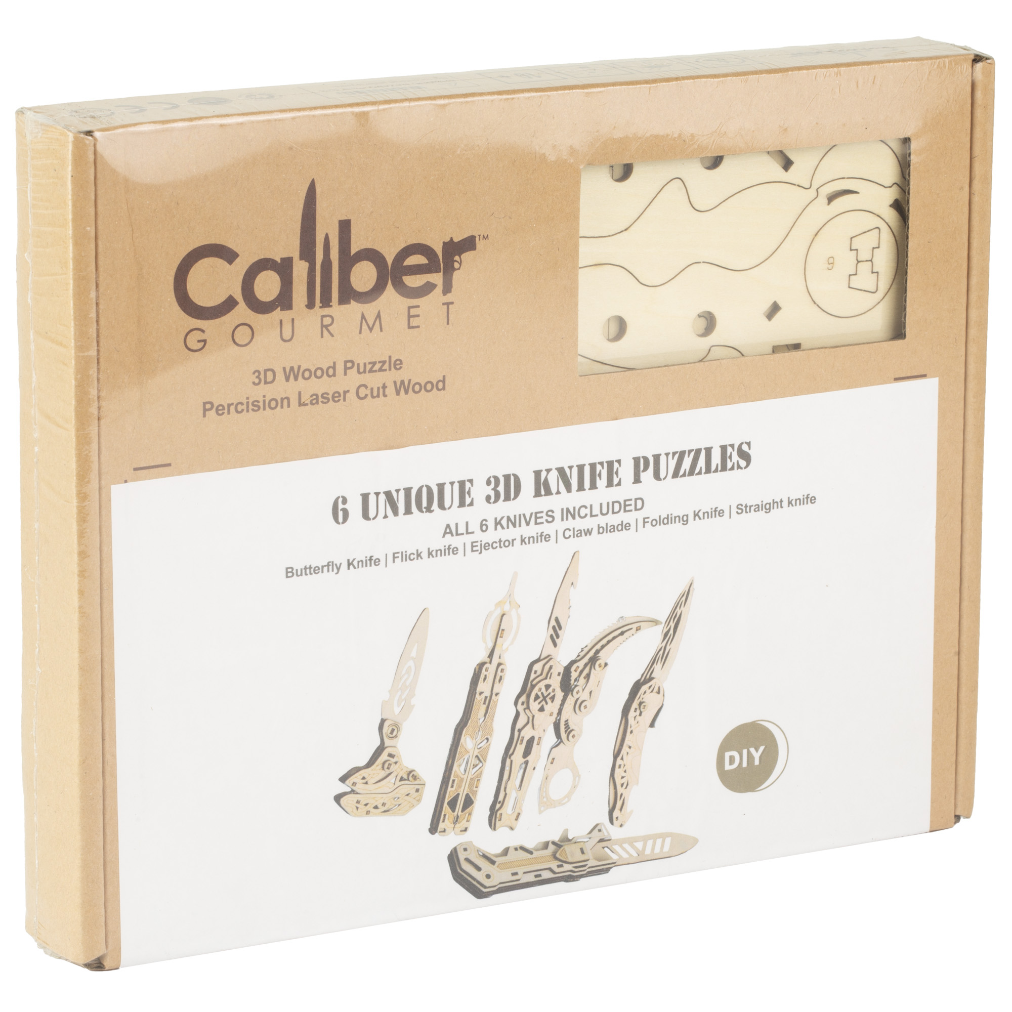 CAMP CBG-PZ-03K Wood Knives Puzzle Set of 6