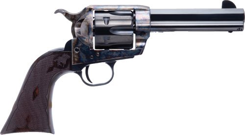 Cimarron ELMALO2 Frontier Pre-War 45L 4.75" Octagon Barrel Blue Walnut Revolver