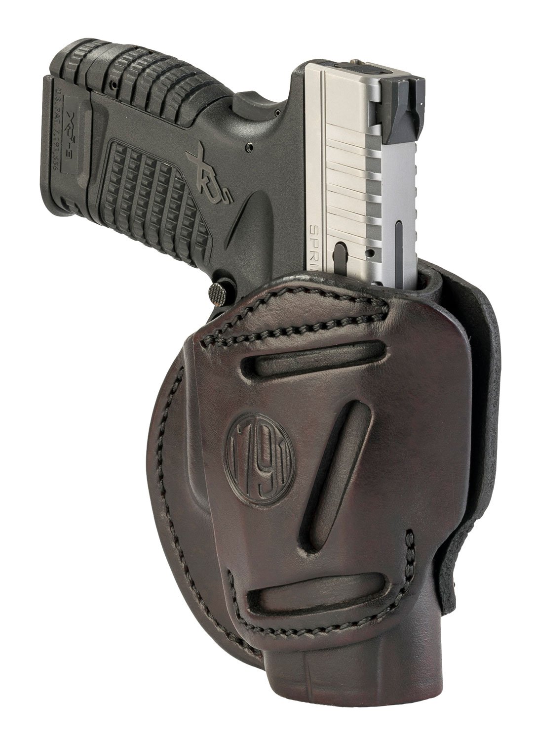1791 Gunleather 3WH4SBRA 3-Way IWB/OWB Size 04 Signature Brown Leather... - 1791 Gunleather - SIGNATURE BROWN